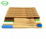 Environment-friendly Wood Toothbrush Bamboo Soft Fibre Wooden Handle Low-carbon Eco-friendly For Adults