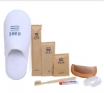 Factory direct Disposable bamboo toothbrush comb slipper  wholesale